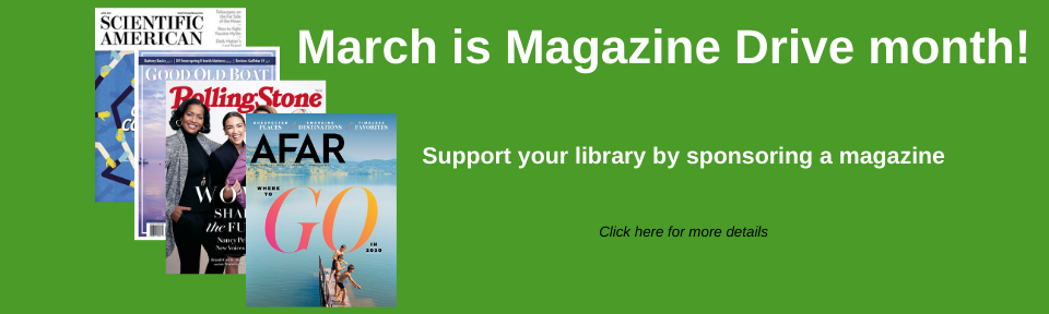 March is Magazine Drive month! Mar22